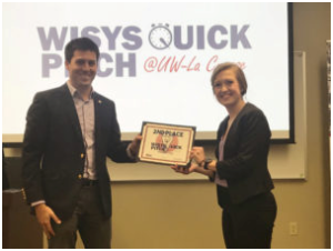 UW-L Student Earns Second Place in the University of Wisconsin’s WiSys Quick Pitch Challenge